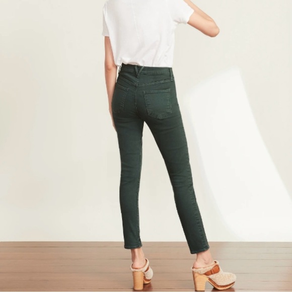 Veronica Beard Debbie High Rise Skinny Jeans in Evergreen Size 27 - Picture 3 of 10